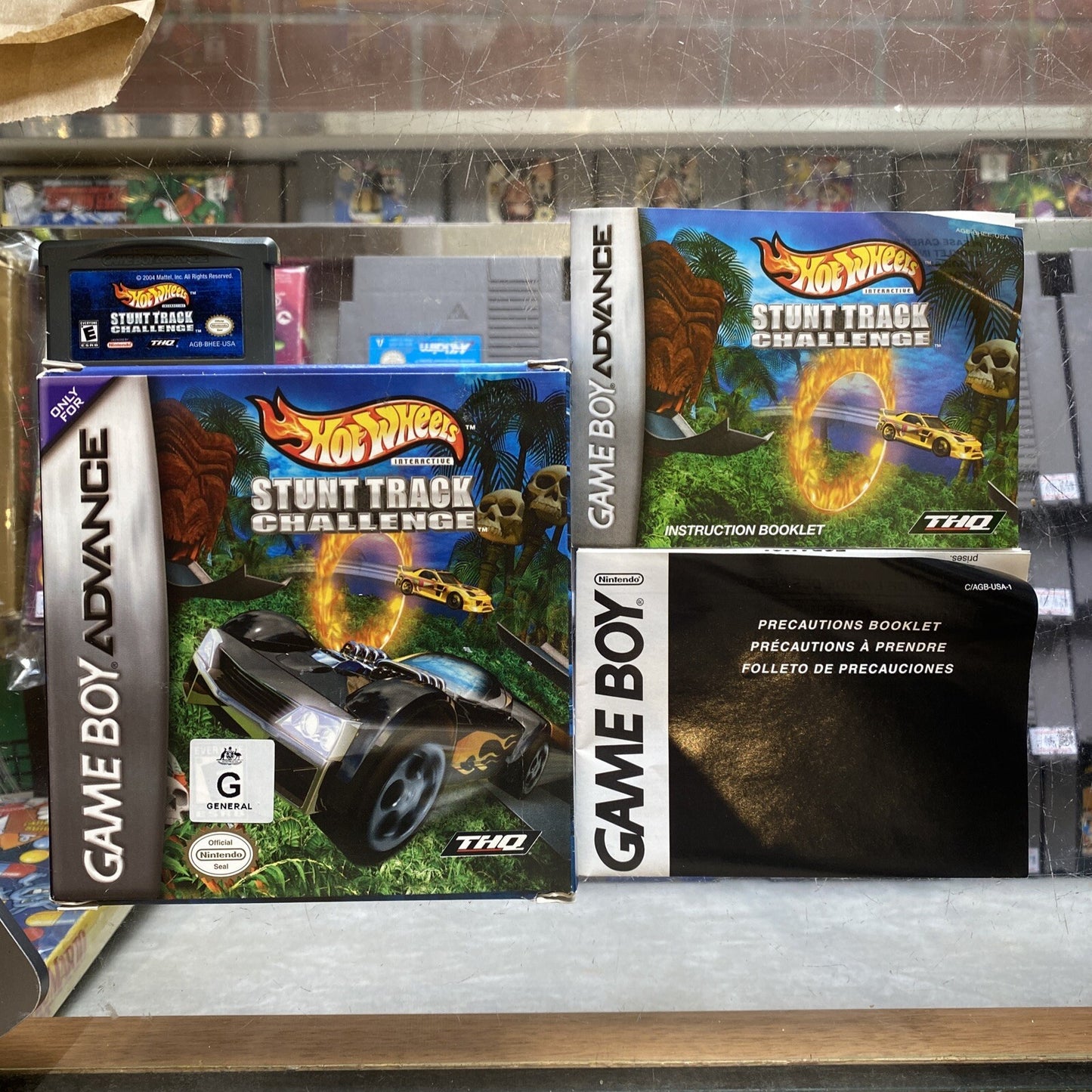 Hot Wheels Stunt Track Challenge Gameboy Advance (2004) Car Racing Game Boy GBA