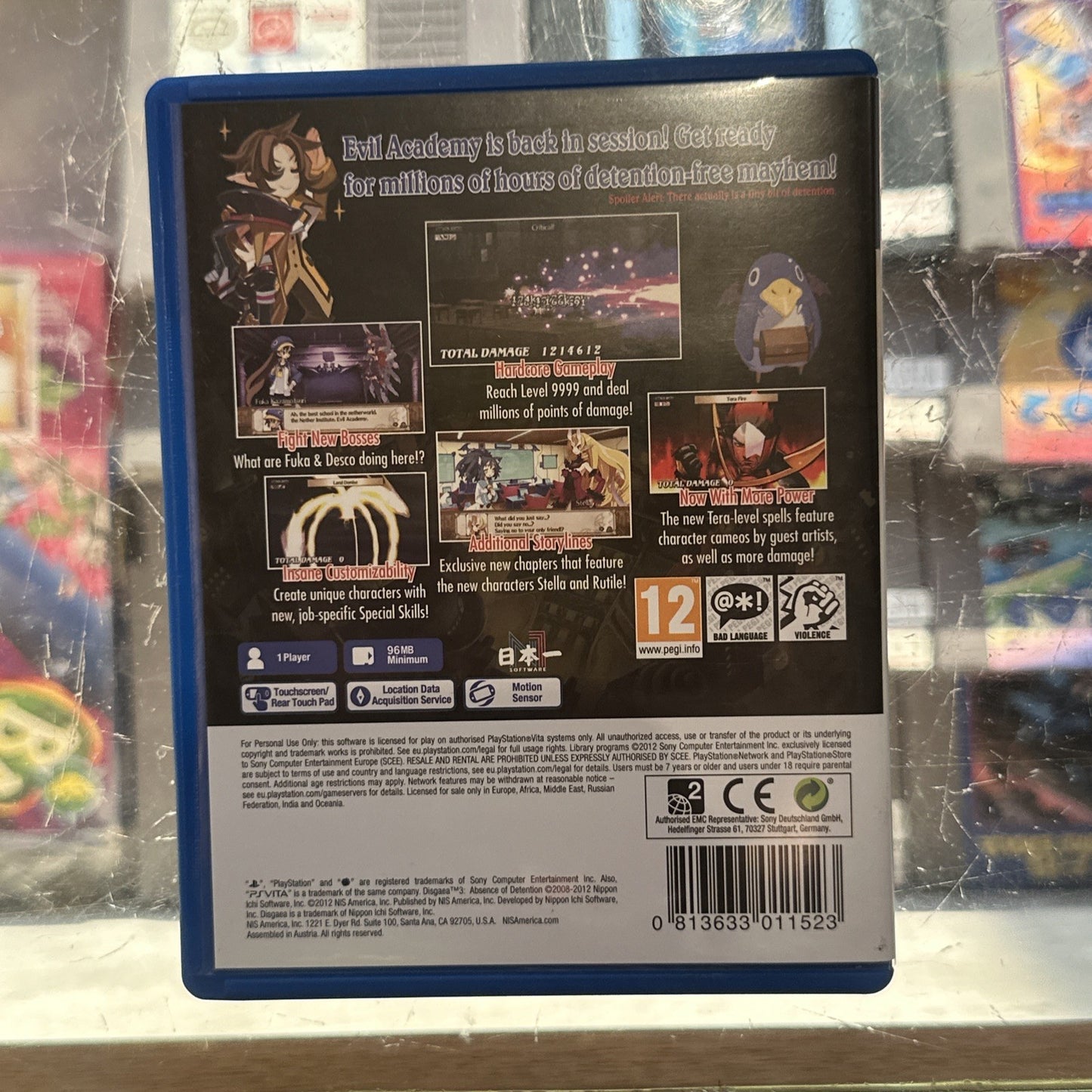 Disgaea 3: Absence of Detention • Sony PlayStation PS Vita Game (2012) PAL • RPG