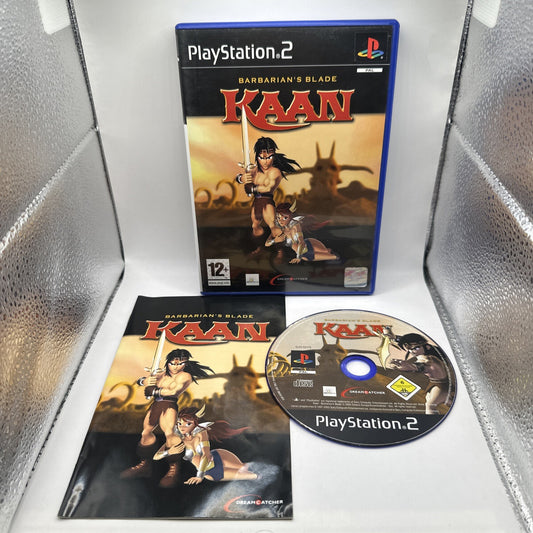 Kaan Barbarian's Blade • PlayStation 2 PS2 Game + Manual (2003) PAL Complete CIB