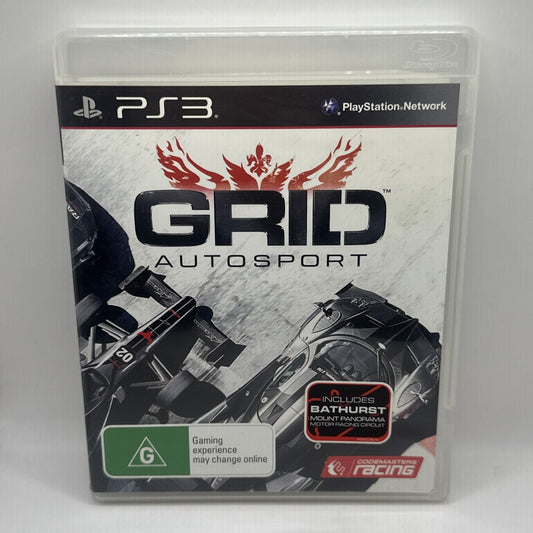 Grid Autosport • Playstation 3 PS3 Game (2014) AUS • Car Racing Games