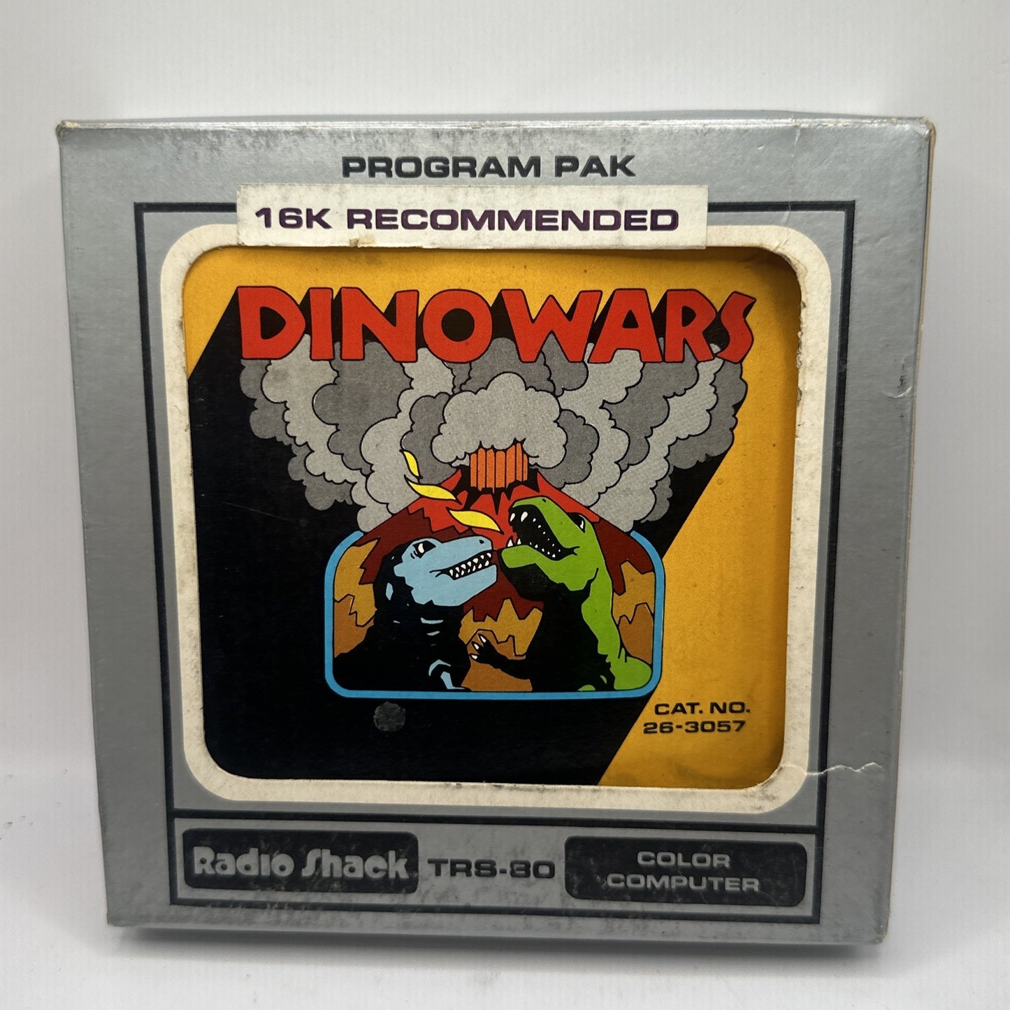Dino Wars • Tandy TRS-80 Game In Box + Manual (1980) Radio Shack Complete Boxed