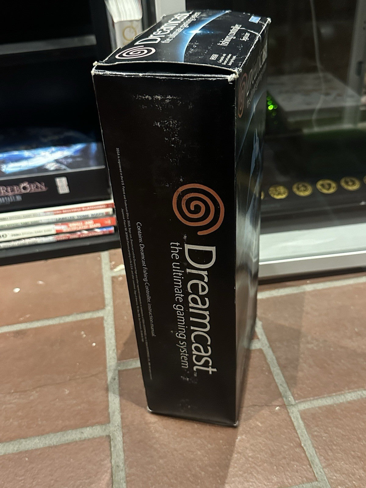 Sega Dreamcast Fishing Rod Controller + Box & Manual HKT-7800 USA Boxed Complete