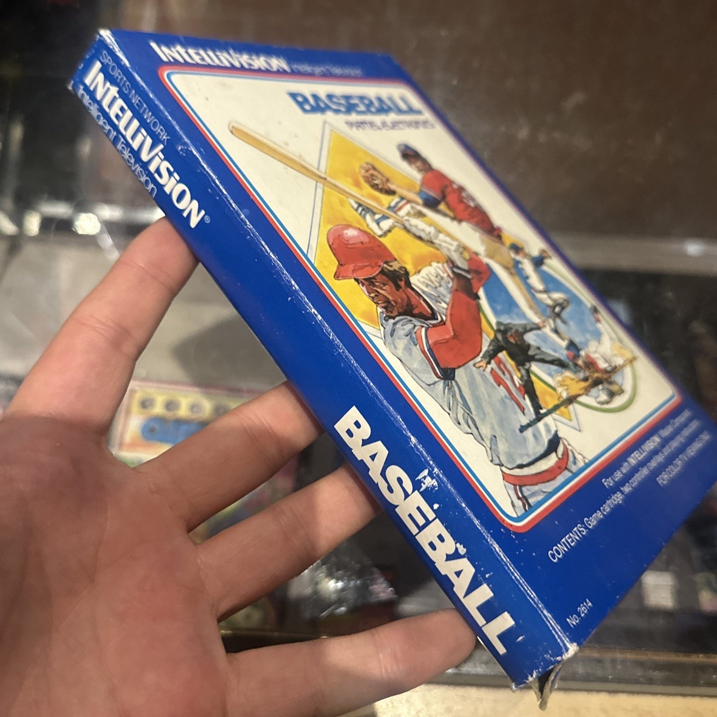 Baseball • Mattel Intellivision Game In Box + Manual (1979) Complete • MLB Major