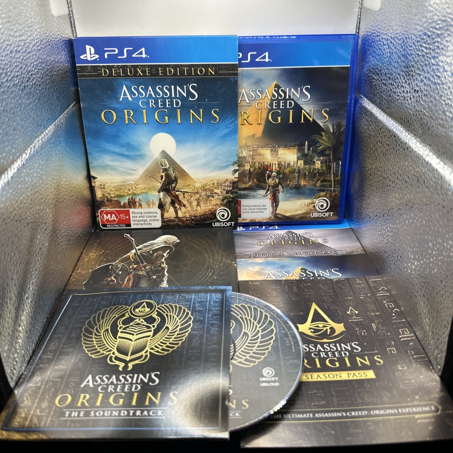 Assassin’s Creed: Origins Deluxe Edition • PlayStation 4 PS4 + Map & Manual + CD