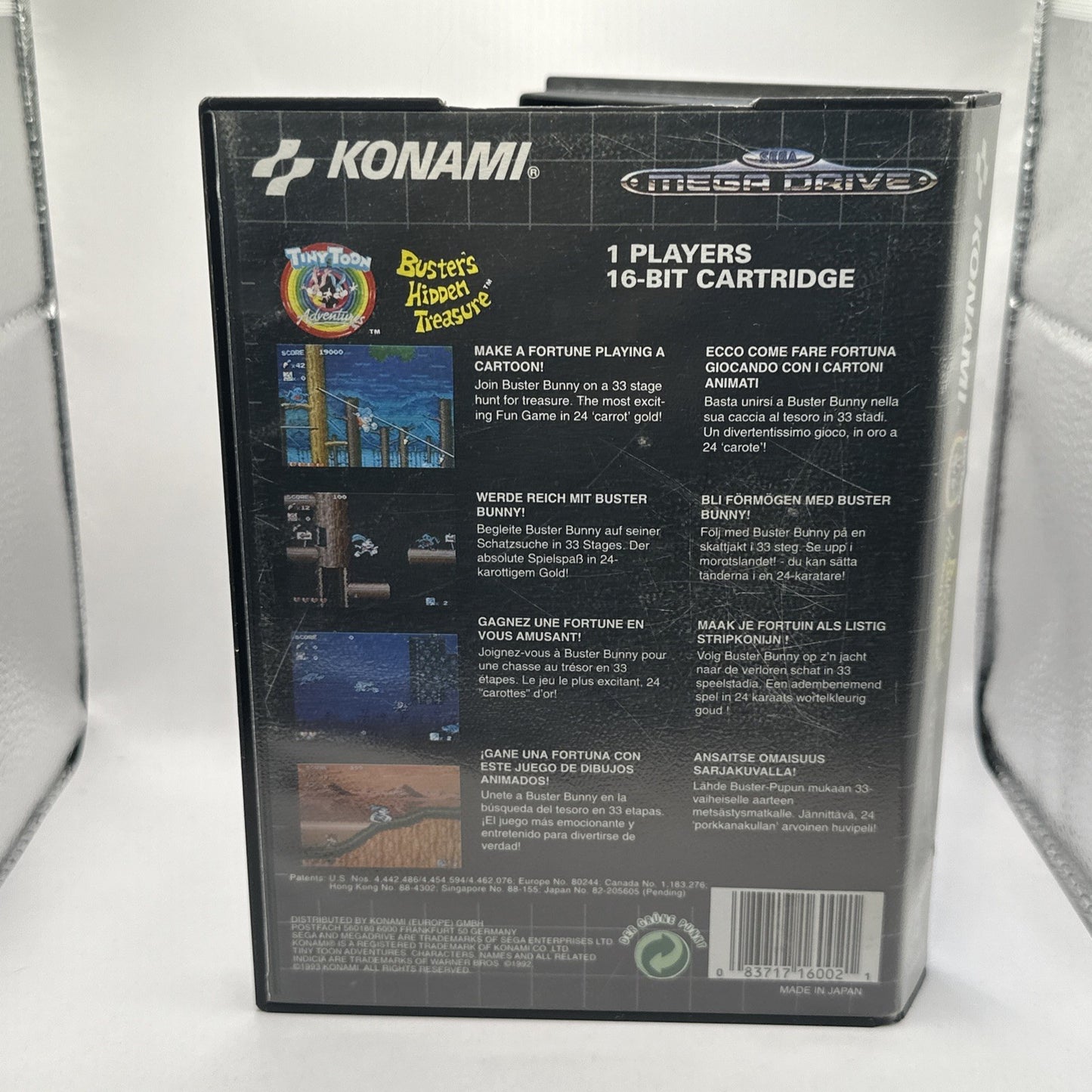 Tiny Toon Adventures: Buster's Hidden Treasure • Sega Mega Drive (1992) PAL