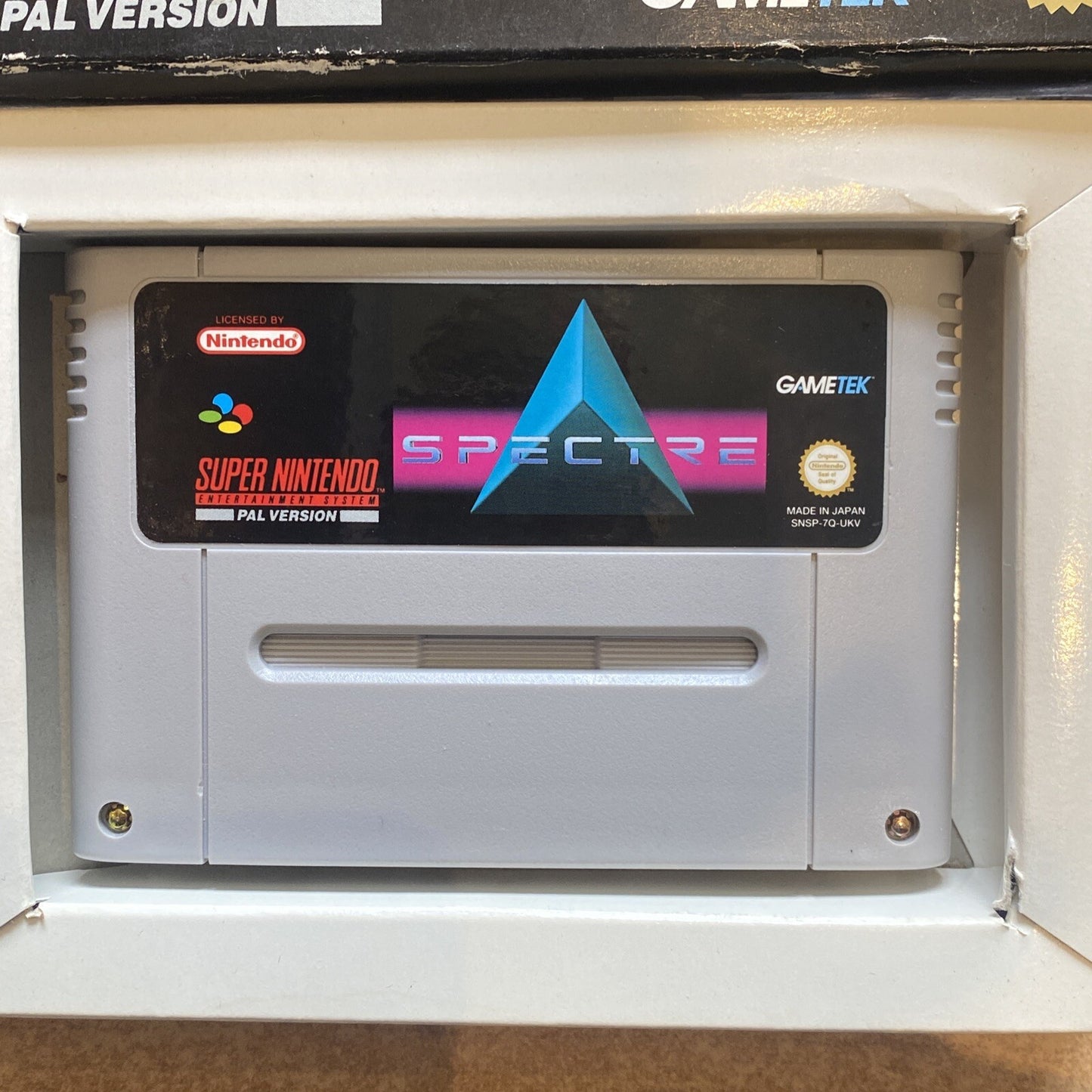 Spectre Super Nintendo Game PAL (1994) Boxed + Manual Complete SNES In Box