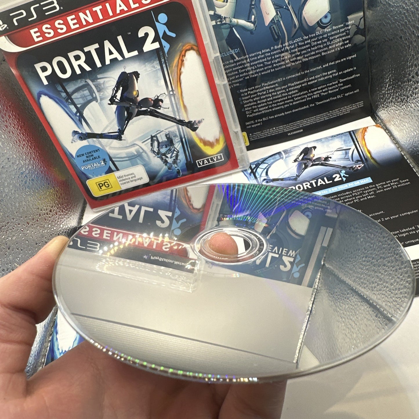 Portal 2 • PlayStation 3 PS3 Game + Manual (2011) AUS Complete CIB • Valve Games