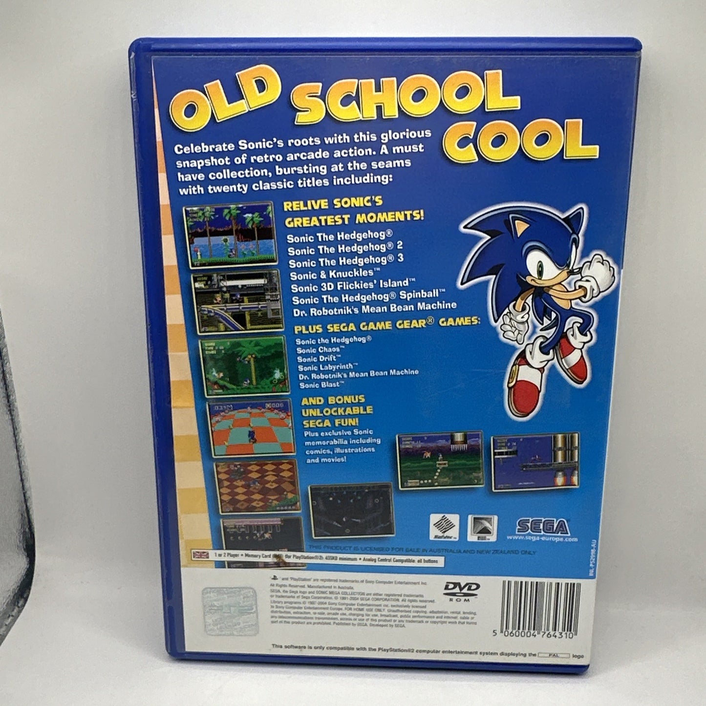 Sonic Mega Collection Plus • PlayStation 2 PS2 Game (2004) SEGA • AUS PAL