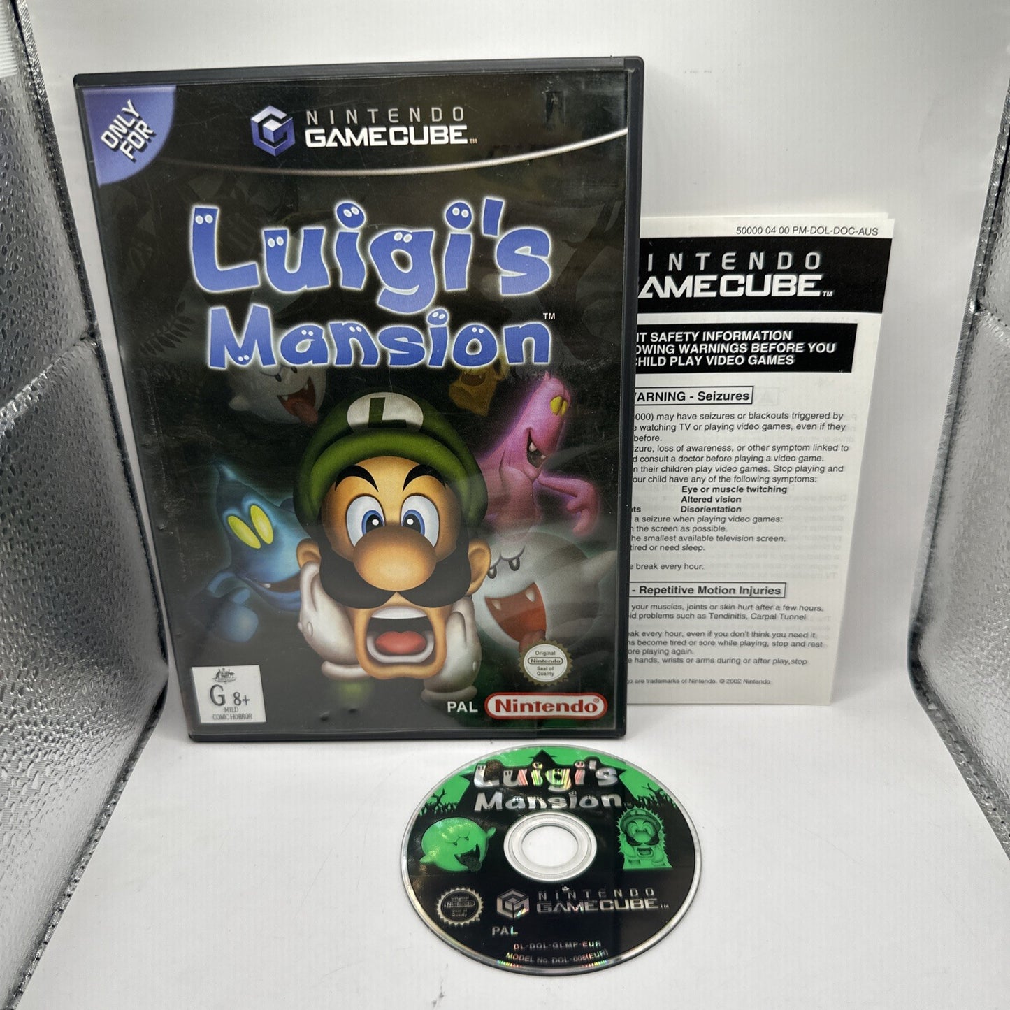 Luigi's Mansion • Nintendo GameCube Game (2001) PAL AUS