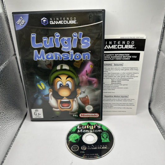 Luigi's Mansion • Nintendo GameCube Game (2001) PAL AUS
