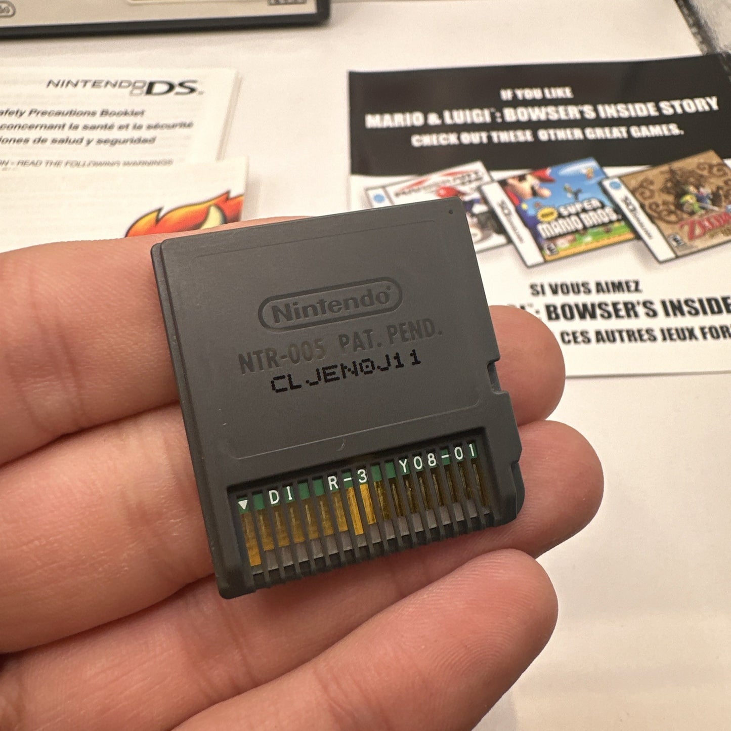 Mario & Luigi Bowser's Inside Story • Nintendo DS Game + Manual (2009) Complete