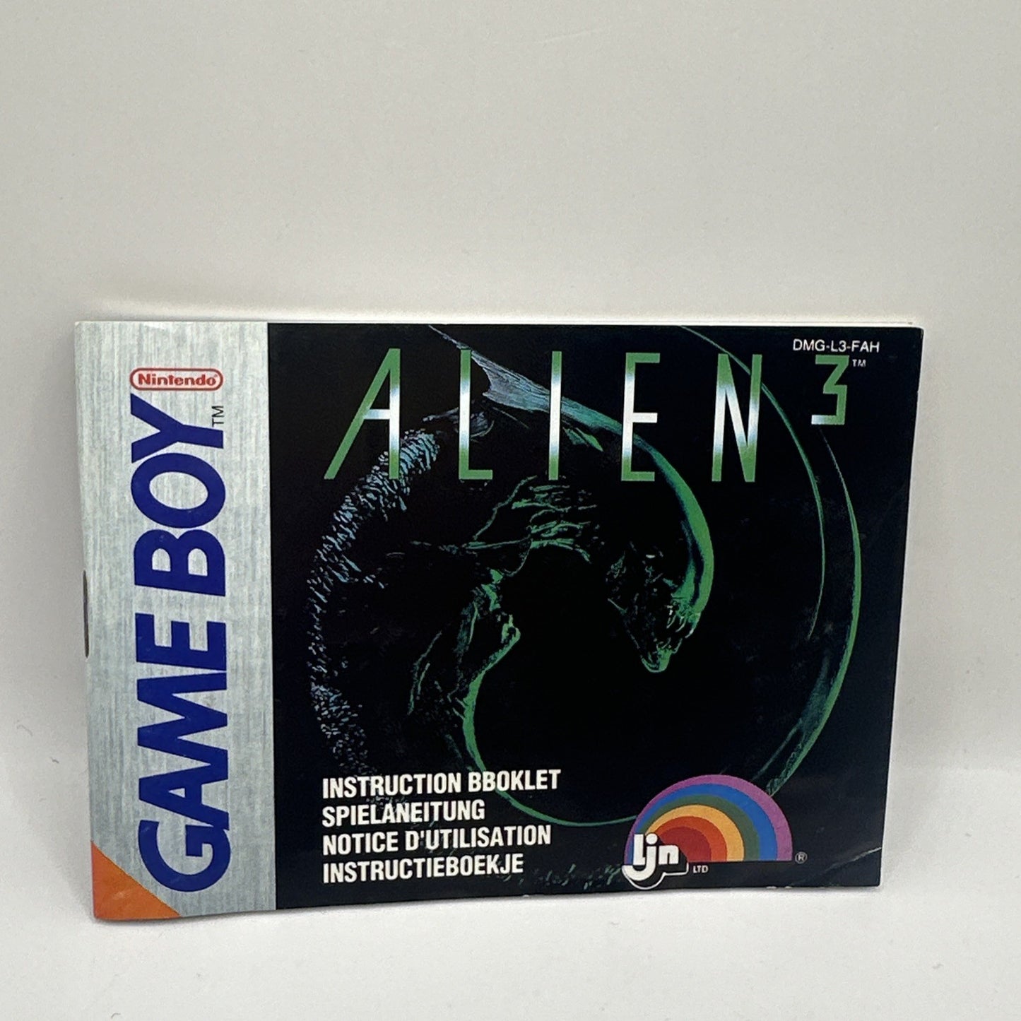 Alien 3 • Nintendo GameBoy Game + Manual & Box (1993) Boxed • Complete CIB • LJN