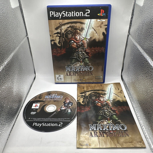 Maximo vs Army of Zin • PlayStation 2 PS2 Game + Manual (2003) PAL AUS Complete