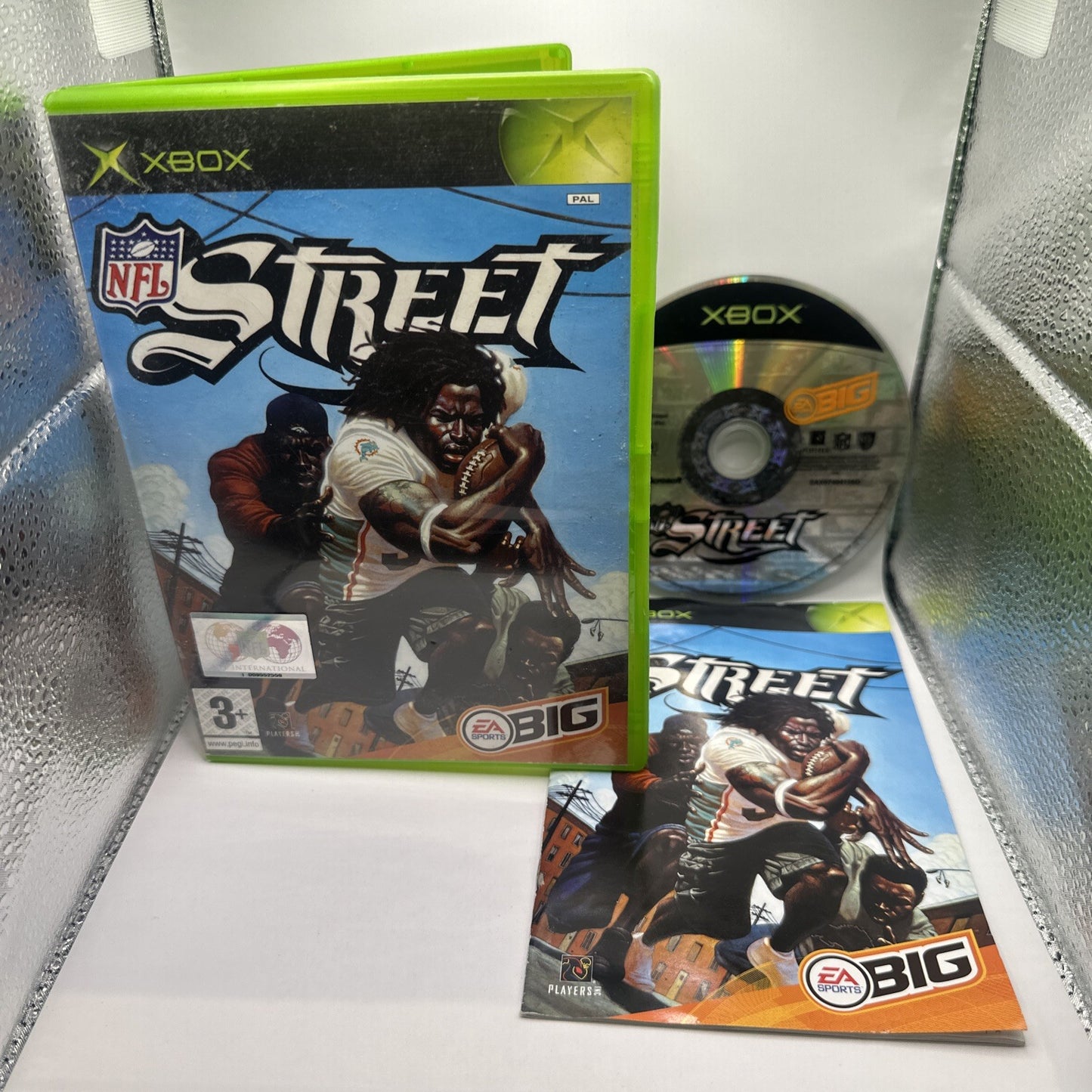 NFL Street • Xbox Original Game + Manual (2004) PAL Complete • American Football