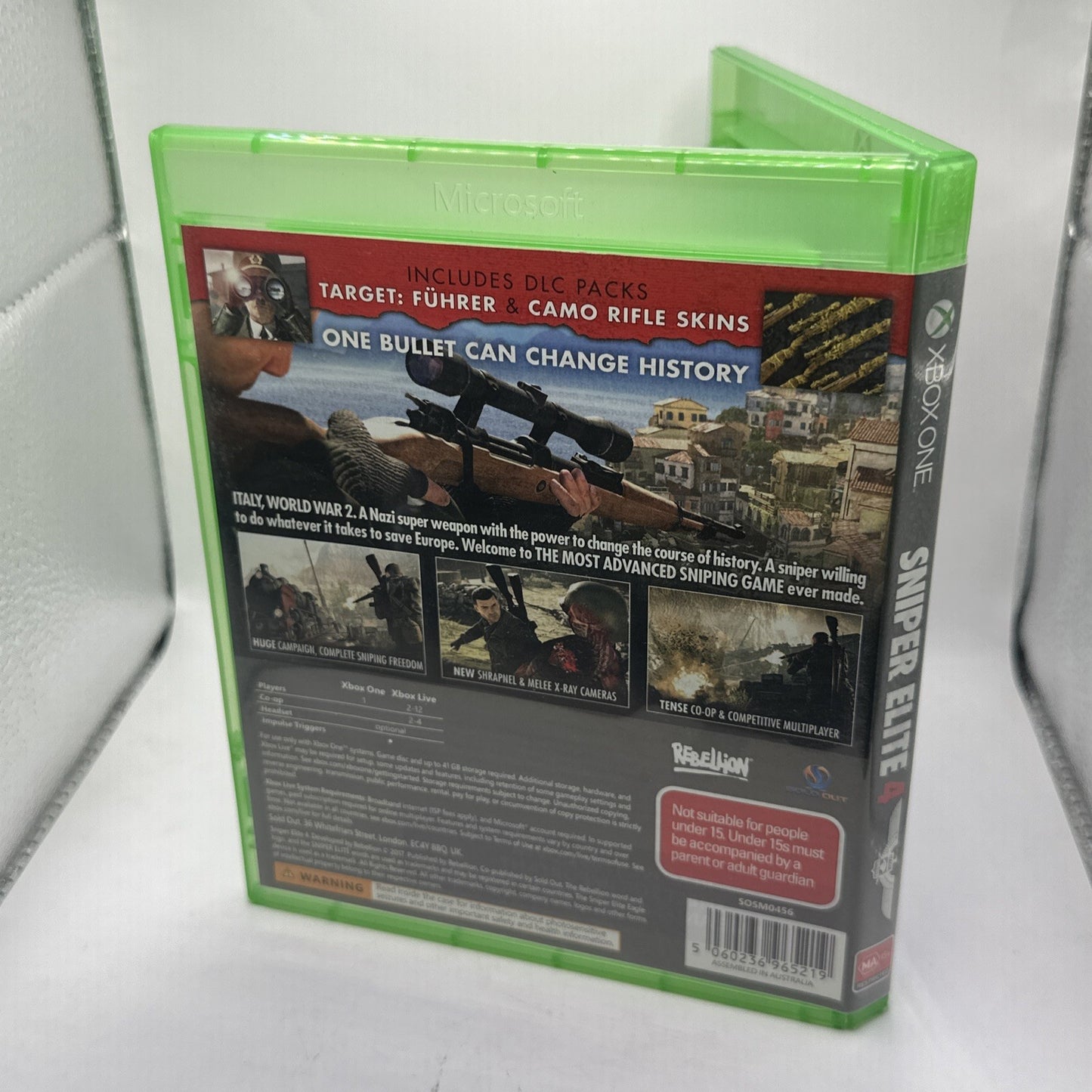 Sniper Elite 4 - Limited Edition • Xbox One Game (2017) PAL AUS