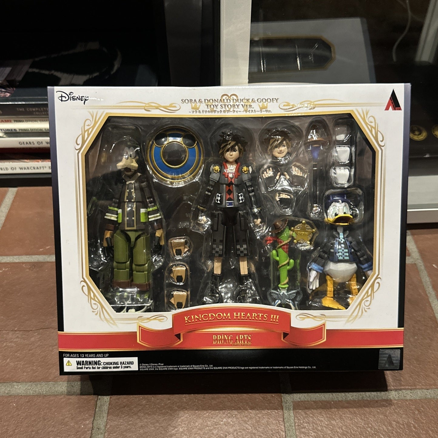 Kingdom Hearts 3 III Sora/Donald Duck/Goofy Bring Arts Action Figures NEW/SEALED