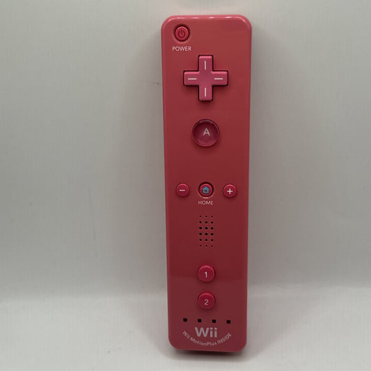 Nintendo Pink Wii Motion Plus Remote Controller • RVL-036 • Authentic • TESTED