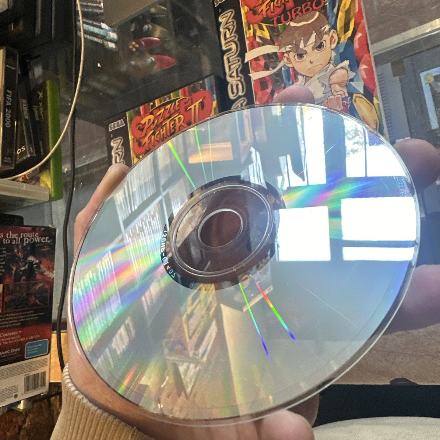 Super Puzzle Fighter II 2 Turbo • Sega Saturn Game + Manual (1994) PAL Complete