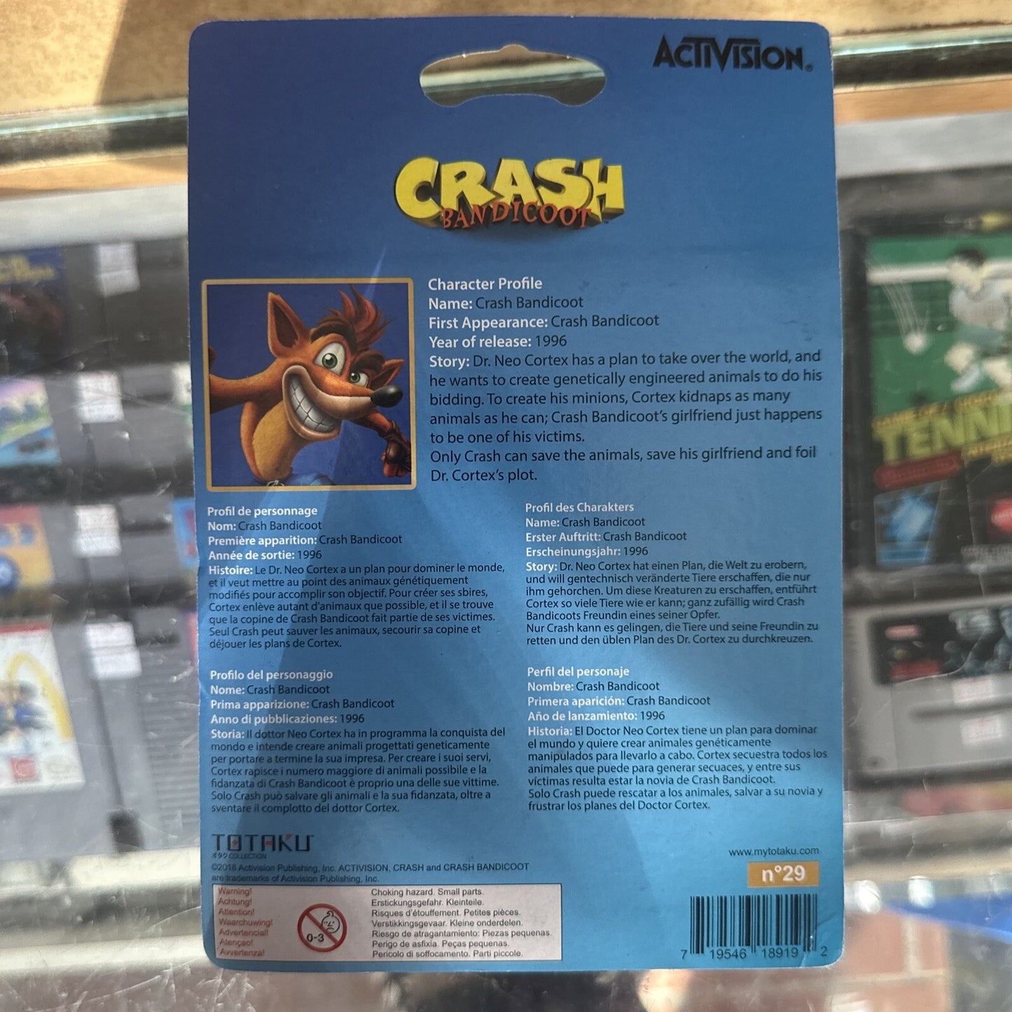 Golden Crash No.29  (Brand New) Crash Bandicoot - Totaku Collection Figure Toy