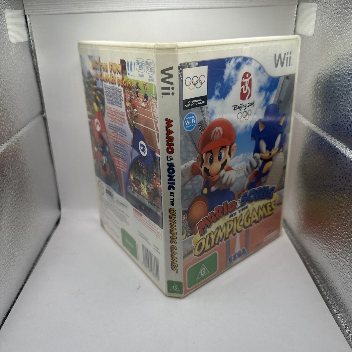 Mario & Sonic At The Olympic Games • Nintendo Wii Game + Manual PAL AUS • SEGA