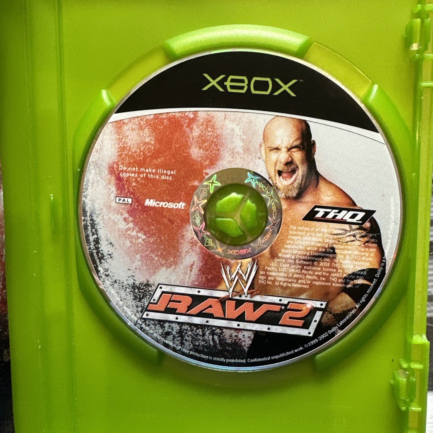 WWE Raw 2 • Xbox Original Game + Manual (2003) PAL AUS • THQ • Wrestling