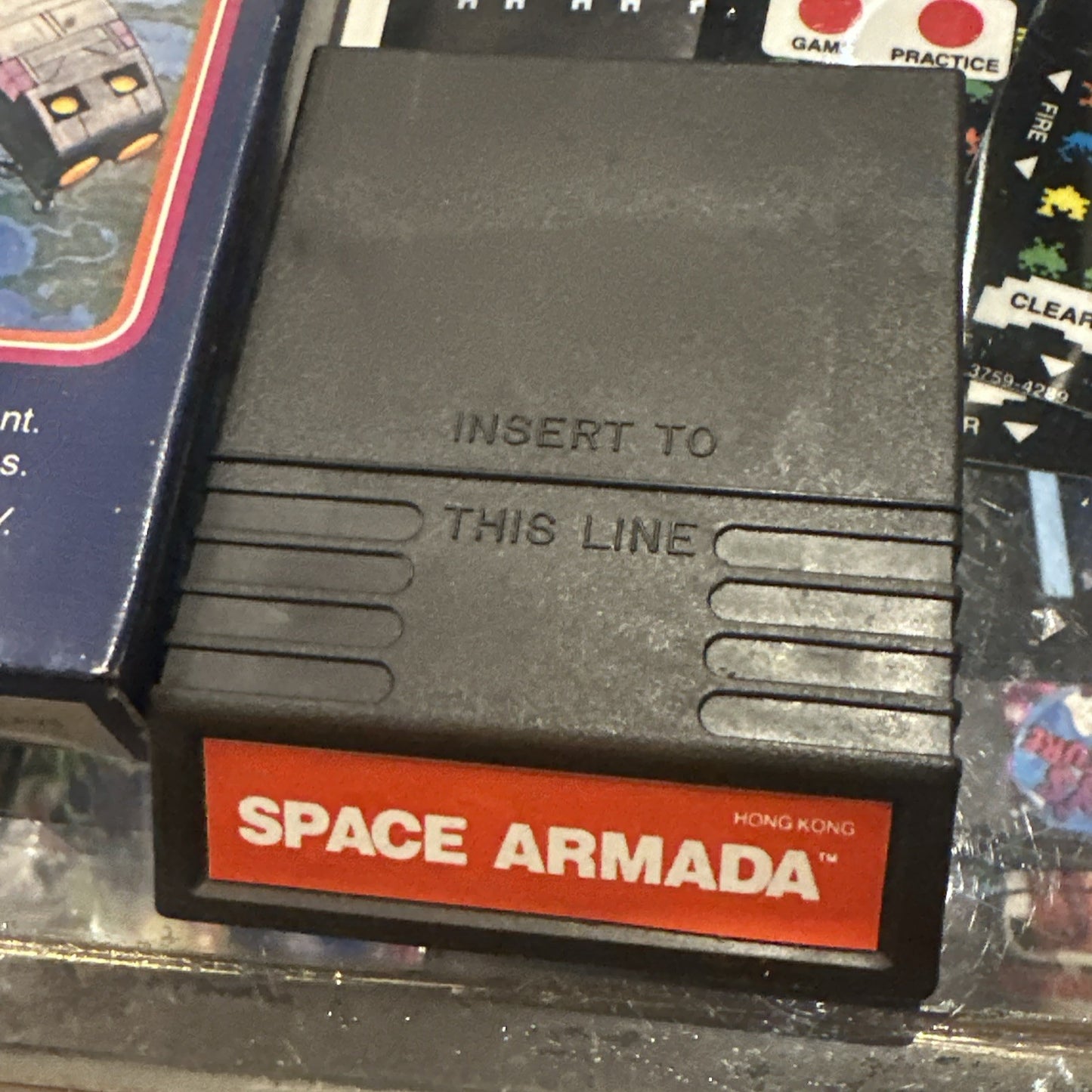 Space Armada • Mattel Intellivision Game + Manual (1981) Complete In Box Boxed