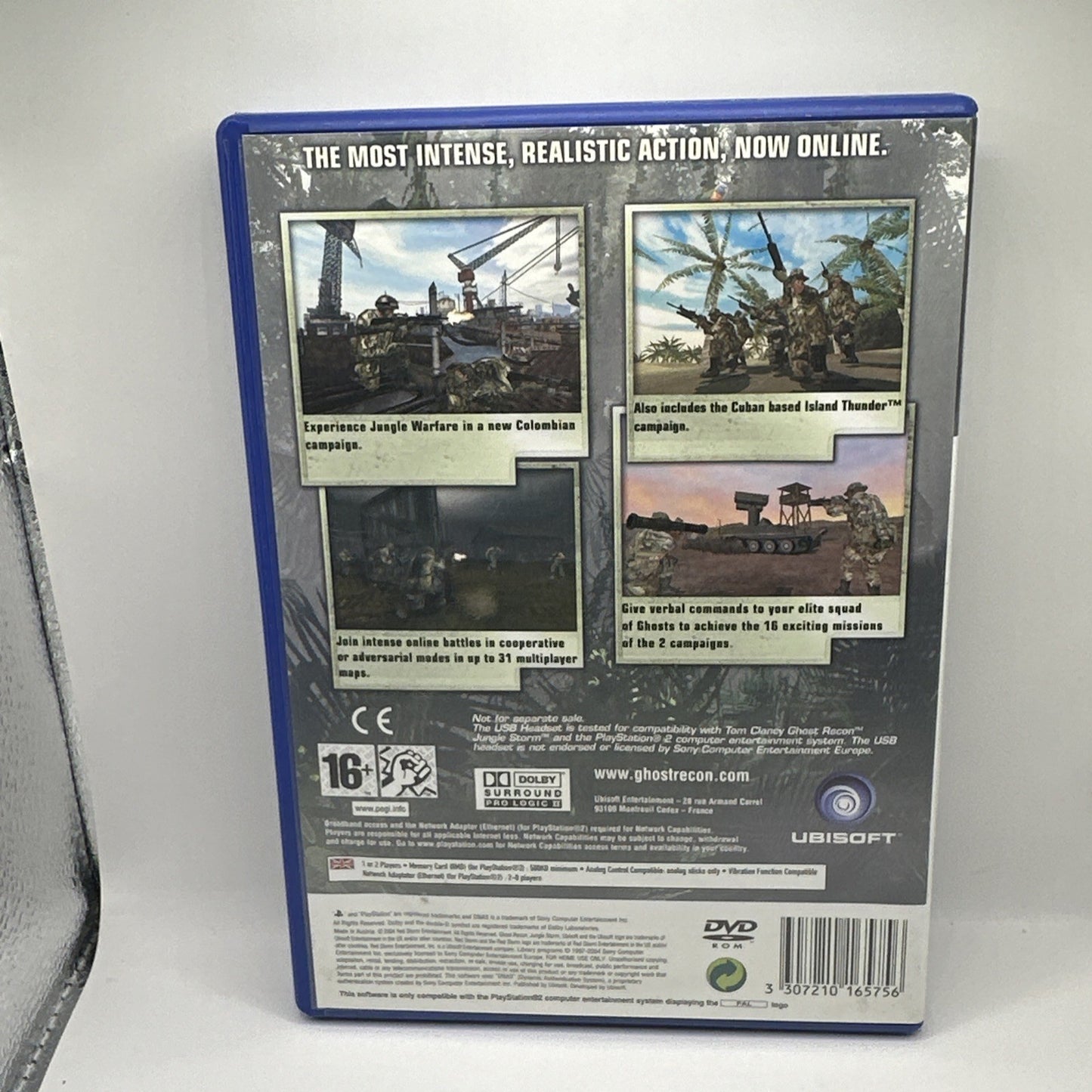 Tom Clancy’s Ghost Recon: Jungle Storm • PlayStation 2 PS2 Game (2004) Ubisoft
