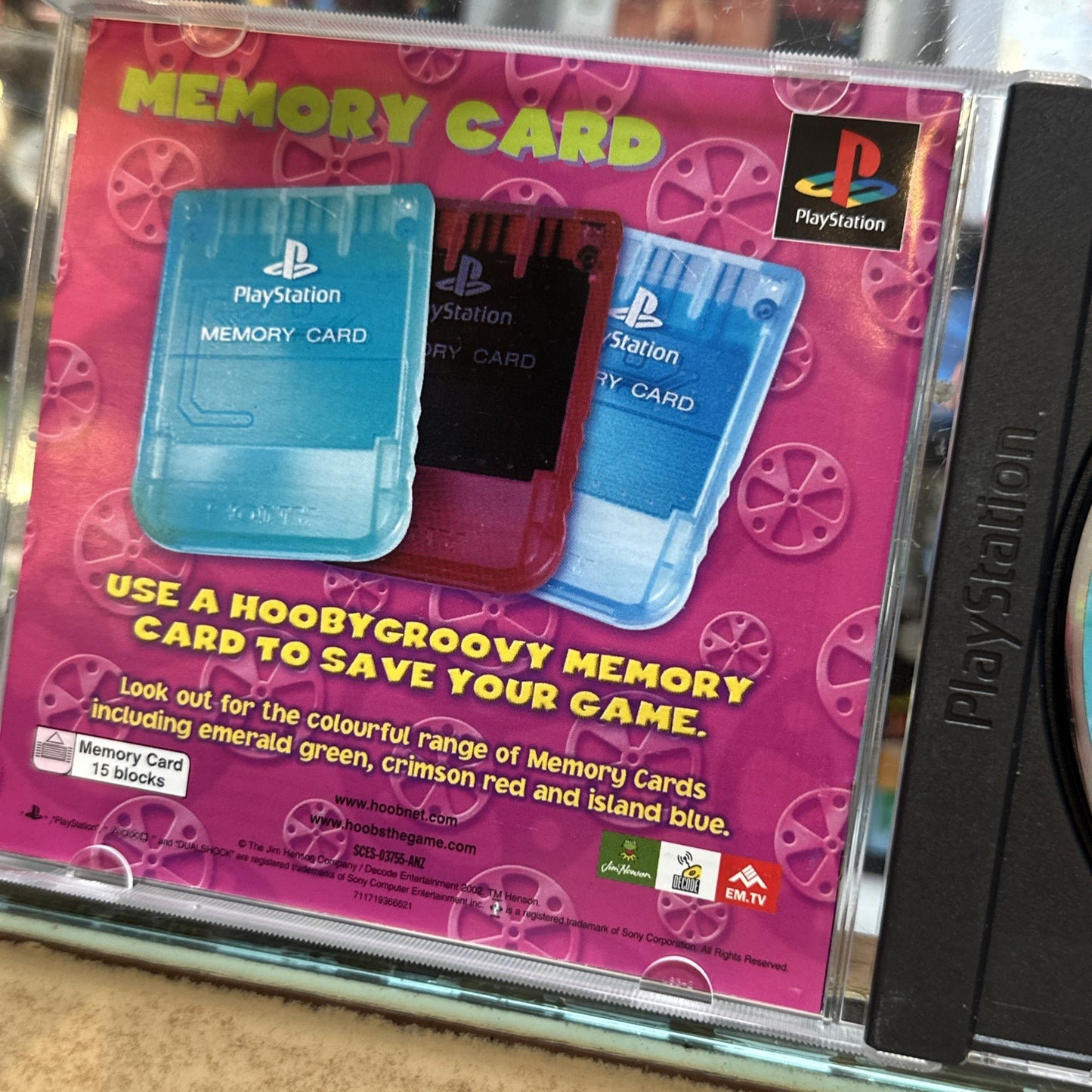 The Hoobs • Sony Playstation 1 PS1 Game (2002) PAL • Complete • Jim Henson