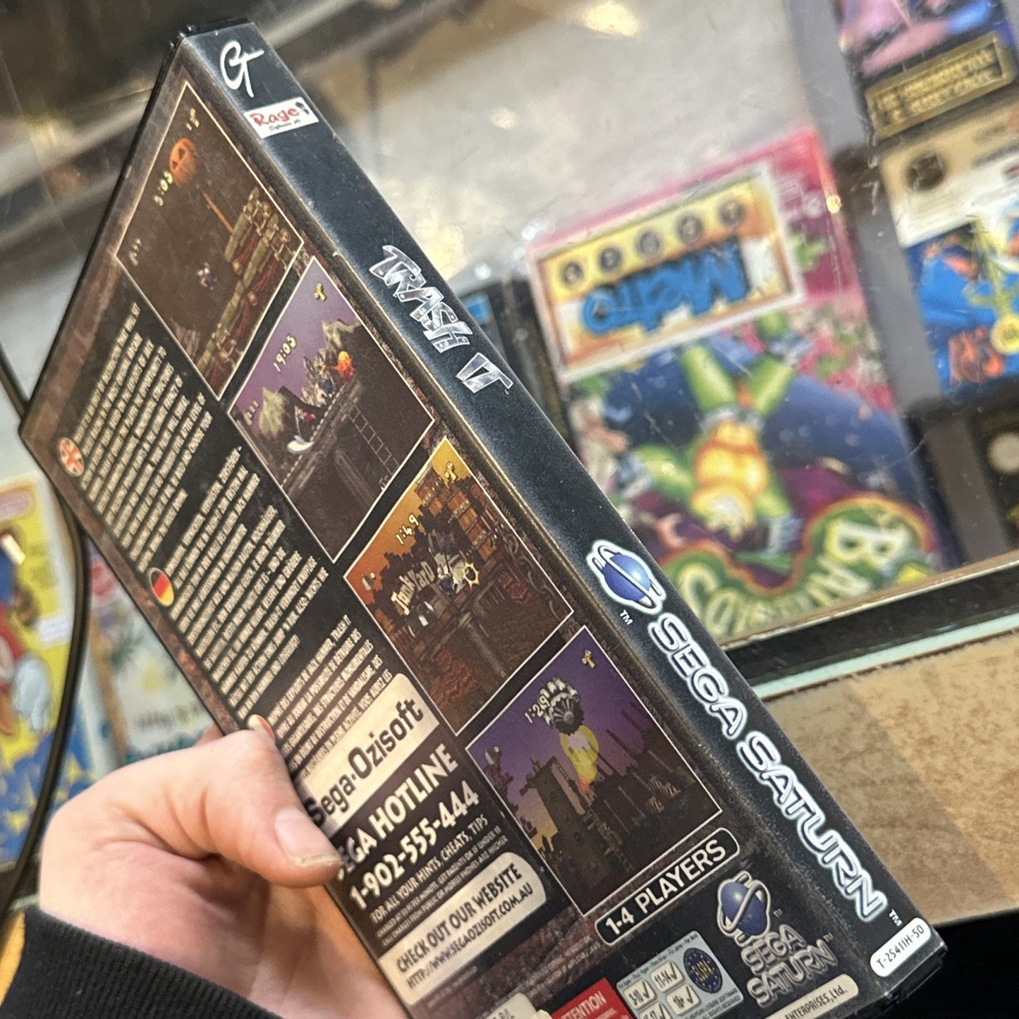 Trash It • Sega Saturn Game + Manual (1997) PAL • Complete CIB