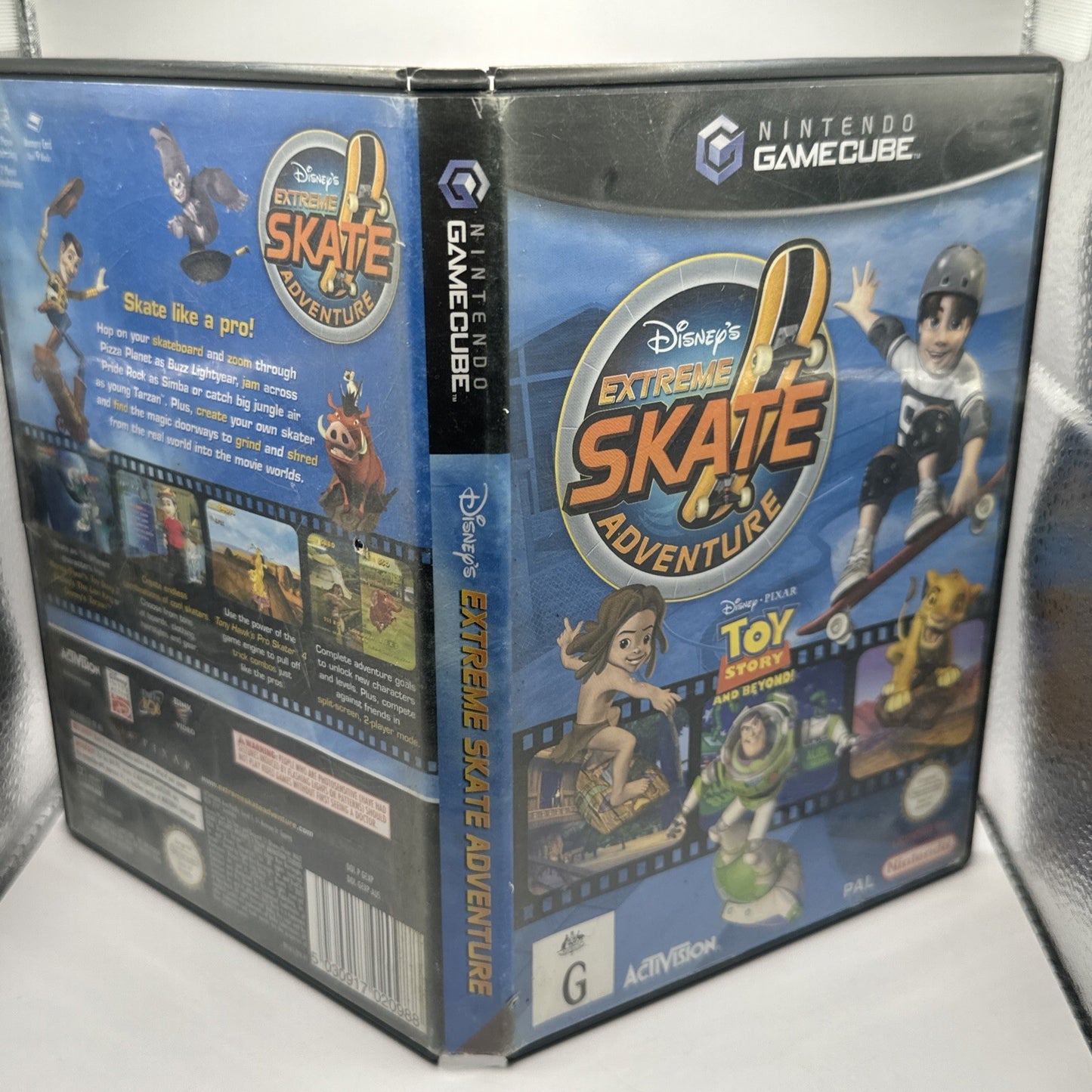 Disney’s Extreme Skate Adventure • Nintendo GameCube Game + Manual (2003) PAL