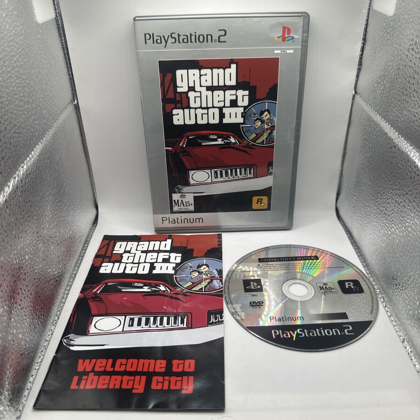 Grand Theft Auto III • PlayStation 2 PS2 + Manual (2001) PAL AUS Complete GTA 3