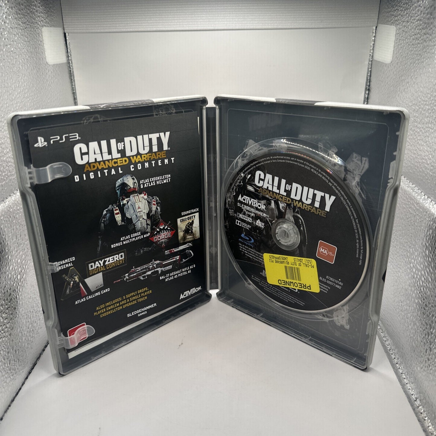 Call of Duty: Advanced Warfare Steelbook • PlayStation 3 PS3 Game (2013) CIB