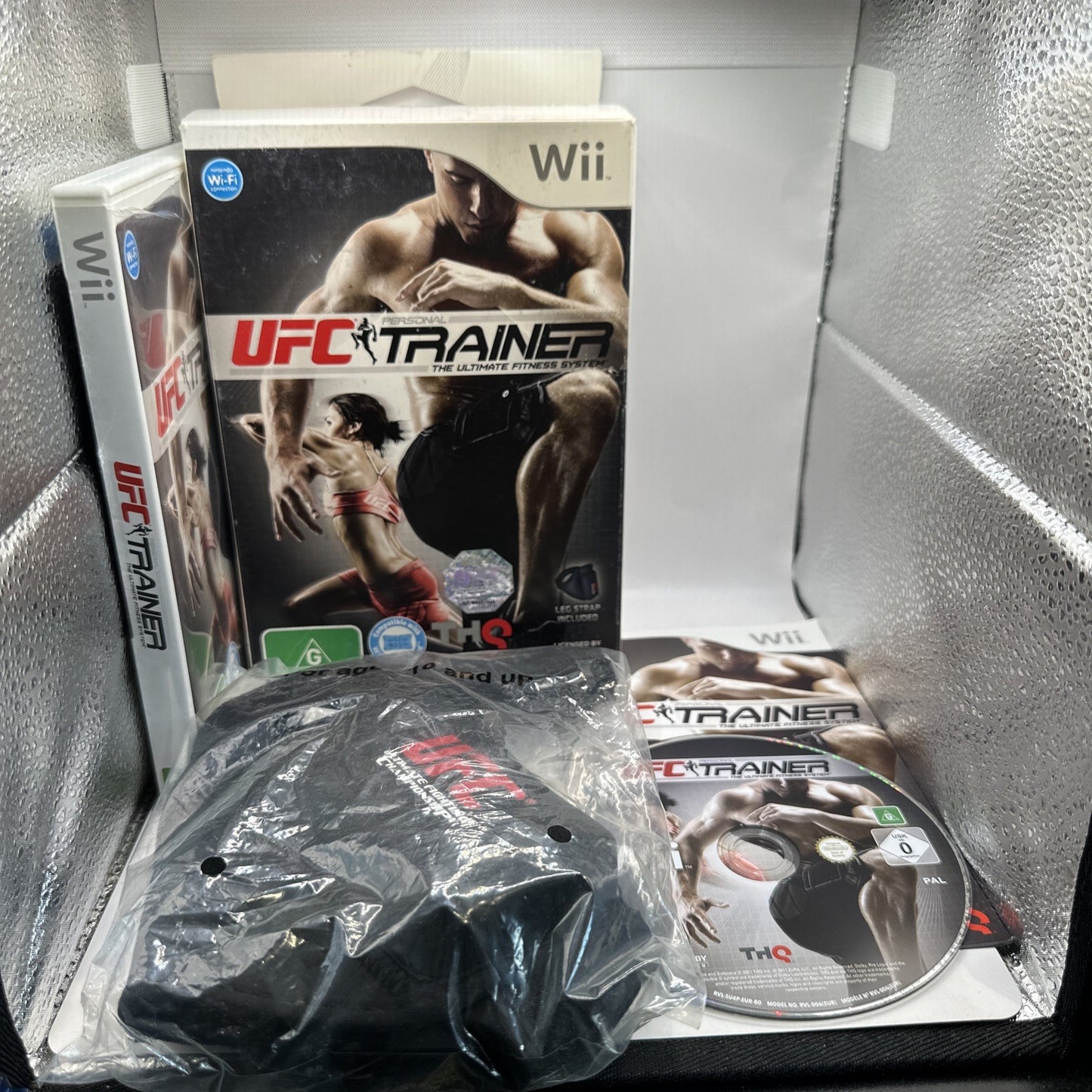 Personal UFC Trainer • Nintendo Wii Game + Leg Strap (2011) AUS PAL Complete CIB