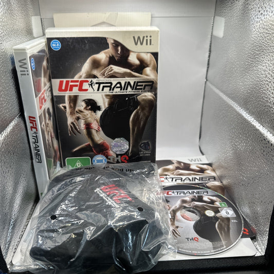 Personal UFC Trainer • Nintendo Wii Game + Leg Strap (2011) AUS PAL Complete CIB