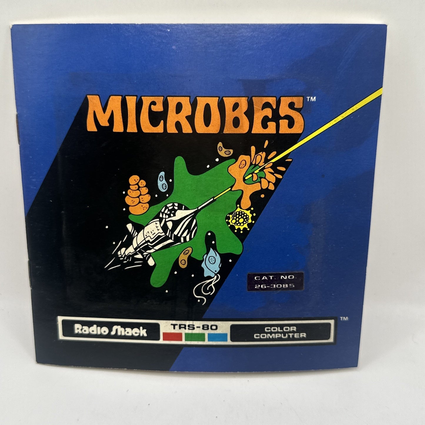 Microbes • Tandy TRS-80 Game In Box + Manual (1981) Radio Shack • Complete Boxed