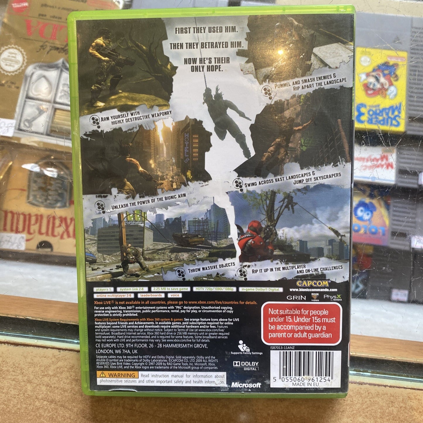 Bionic Commando Xbox 360 Game Complete + Manual (2009) AUS PAL Capcom