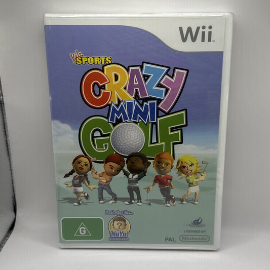 Kidz Sports Crazy Mini Golf • Nintendo Wii Game **BRAND NEW/SEALED** PAL AUS