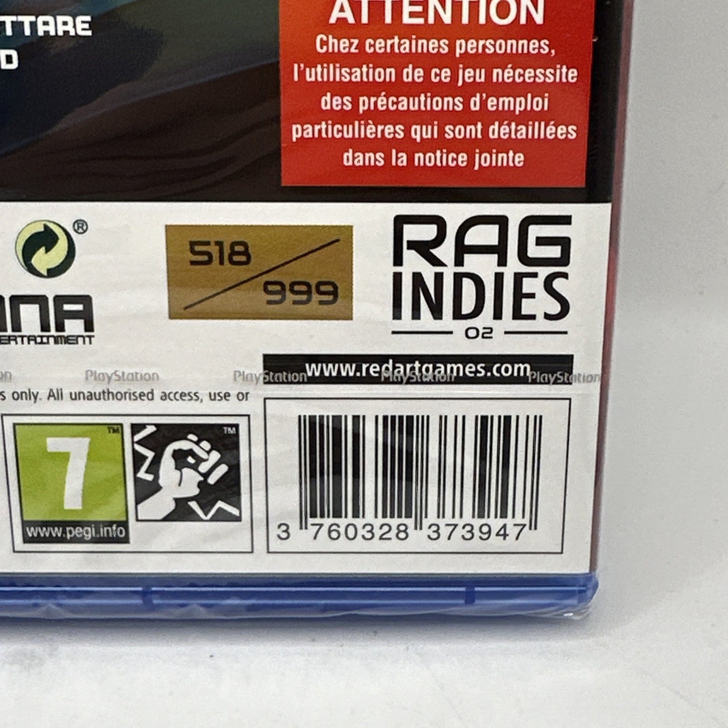 Planet Cube Edge • PlayStation 5 PS5 *ONLY 999 MADE!* Red Art RAG Indies *RARE!*