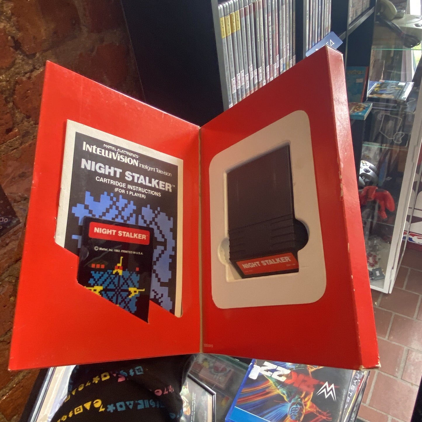 Night Stalker Intellivision Game In Box (1982) Complete Boxed W/ Overlays