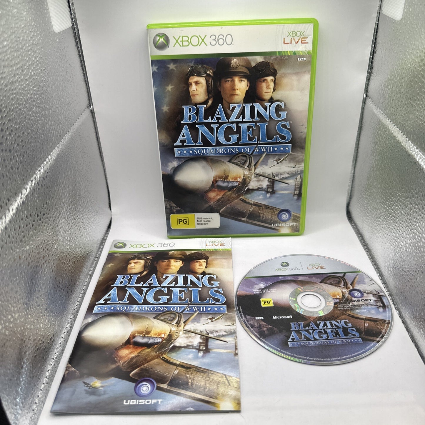 Blazing Angels: Squadrons Of WWII • Xbox 360 + Manual (2006) PAL AUS • Complete