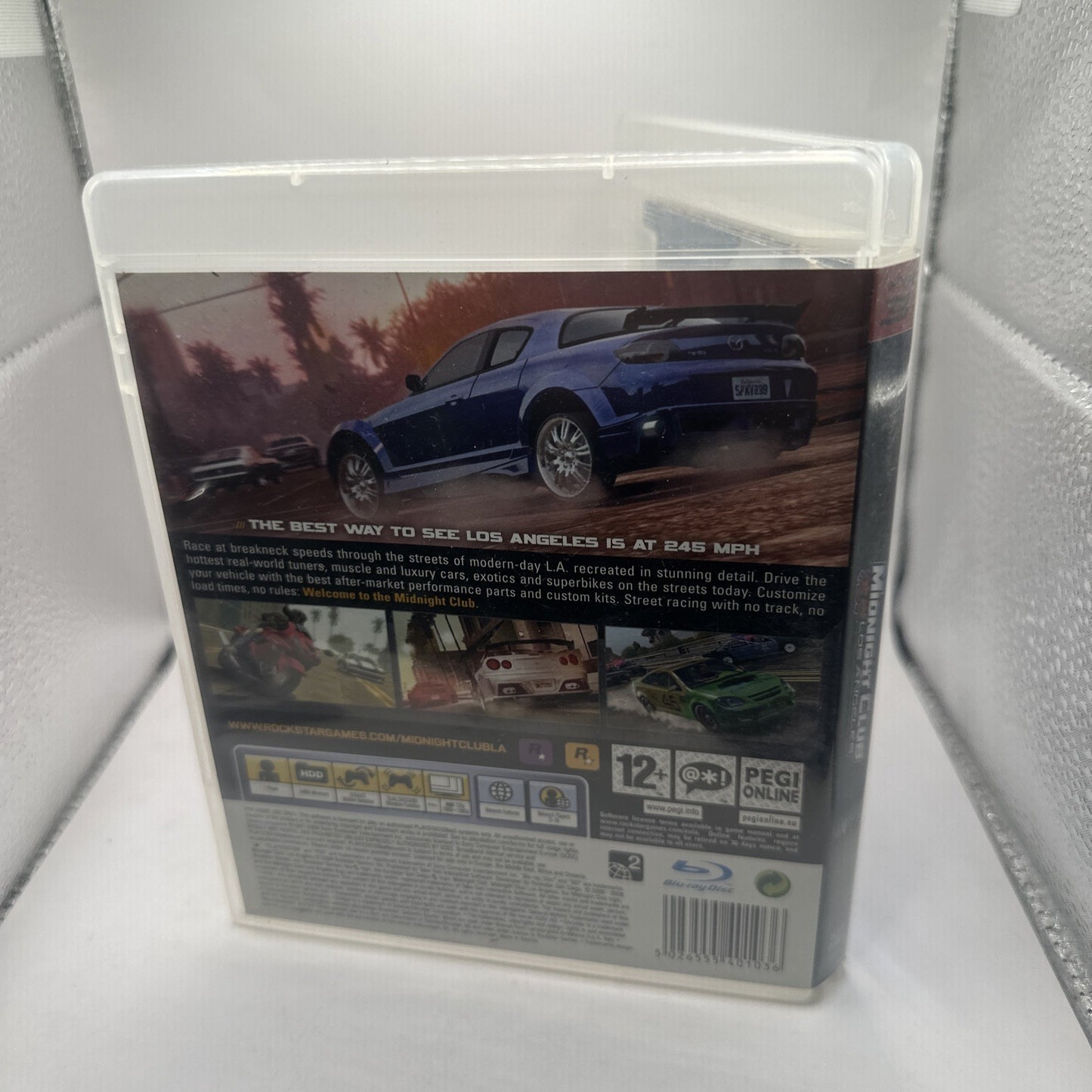 Midnight Club: Los Angeles • PlayStation 3 PS3 Game (2008) Car Racing