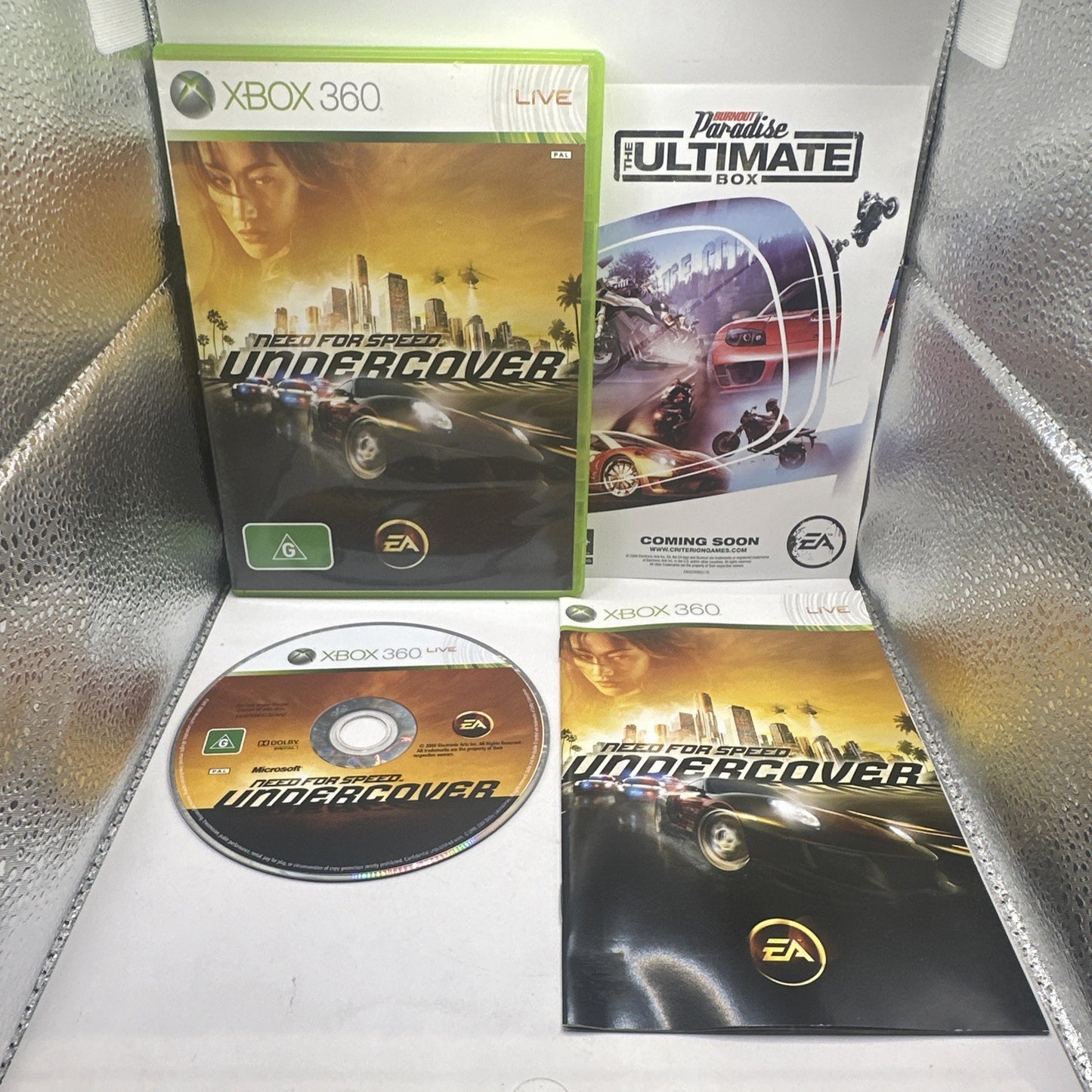 Need For Speed: Undercover • Xbox 360 Game + Manual (2008) PAL AUS • Complete