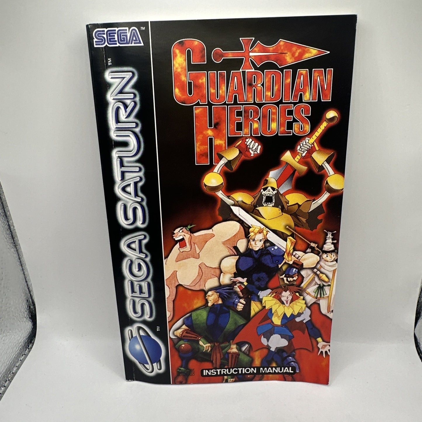 Guardian Heroes • Sega Saturn Game + Manual (1996) PAL • Complete CIB Beat Em Up