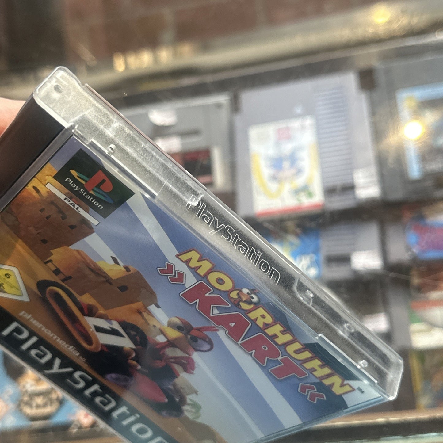 Moorhuhn Kart • Sony Playstation 1 PS1 Game + Manual (2003) PAL • Crazy Chicken