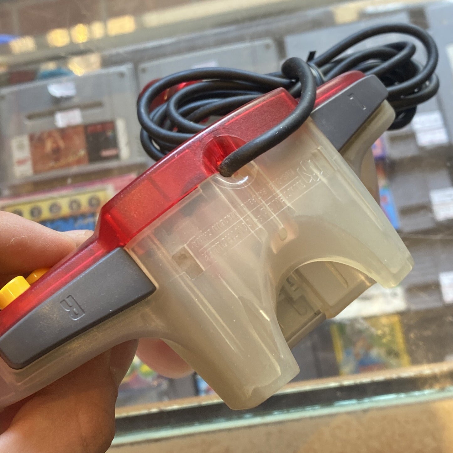 Official Clear Red Nintendo 64 Controller • Tested/Working • N64