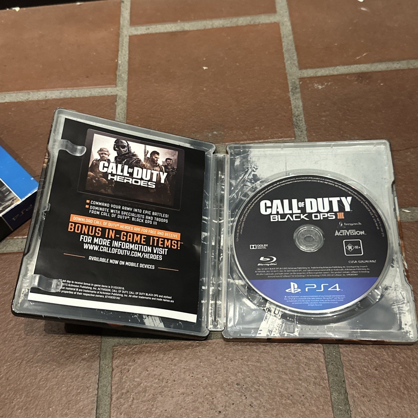 Call Of Duty: Black Ops III Hardened Edition • PlayStation 4 PS4 (2015) COD BO 3
