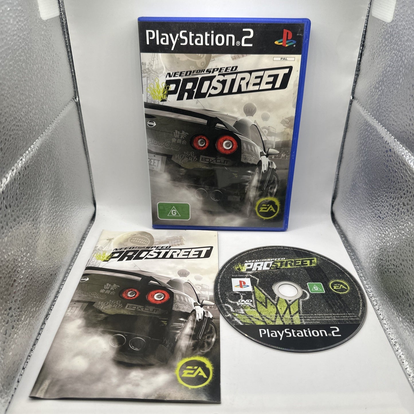 Need for Speed: Pro Street • PlayStation 2 PS2 Game + Manual PAL 2007 Car Racing