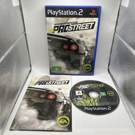 Need for Speed: Pro Street • PlayStation 2 PS2 Game + Manual PAL 2007 Car Racing
