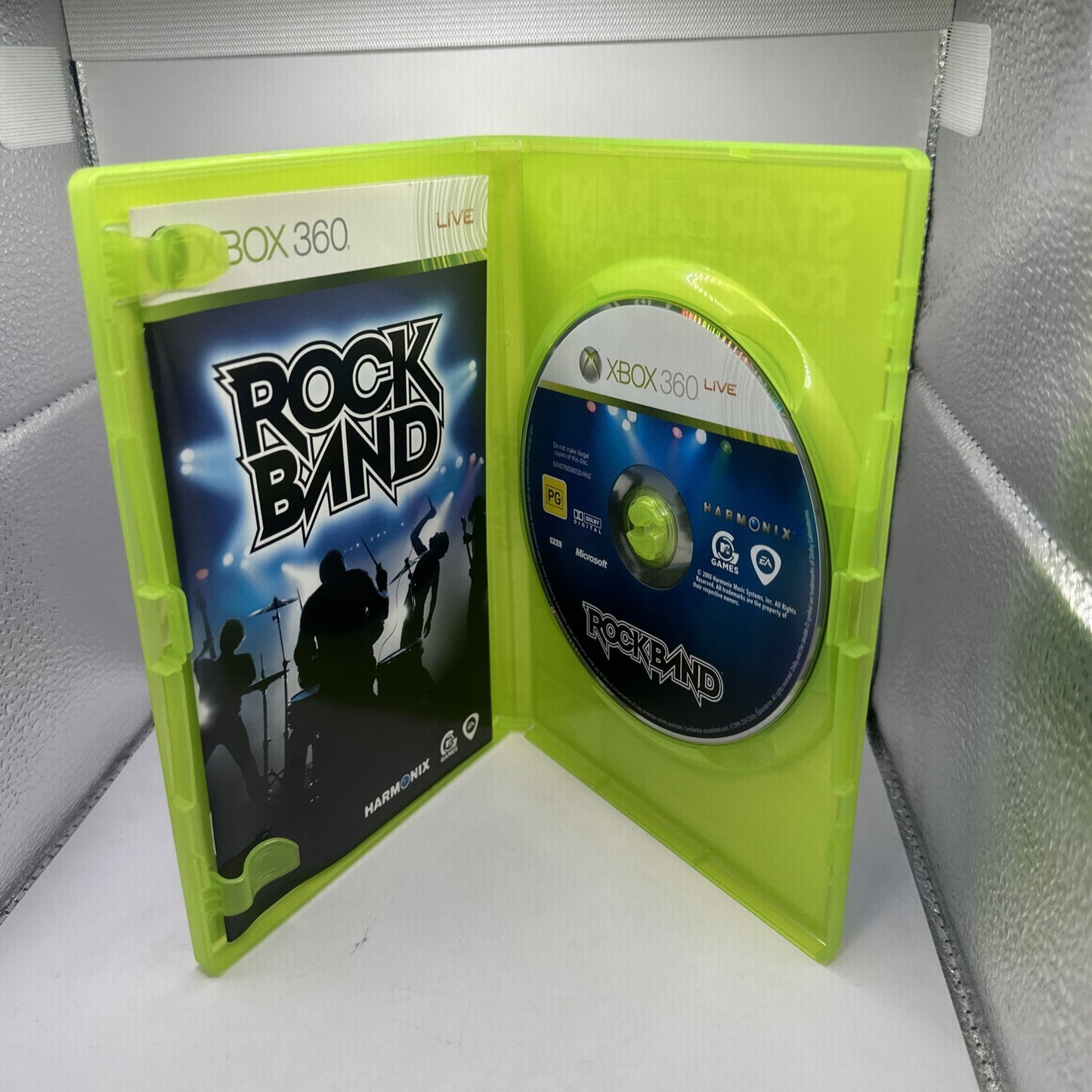Rock Band • Xbox 360 Game + Manual (2008) PAL AUS • Complete CIB • Rockband