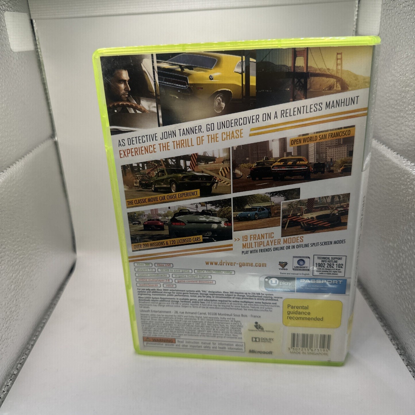 Driver: San Francisco • Xbox 360 Game + Manual (2011) PAL AUS Compelte • Ubisoft